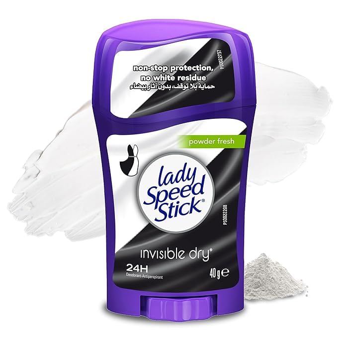 Lady Speed Stick Deodorant 1.4 Ounce Powder Fresh Invisi Dry (41ml) (2 Pack) - Image 2
